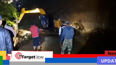 Hujan Lebat Picu Longsor di Gowa, Kapolsek Tinggimoncong Arahkan Evakuasi Cepat