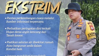 Kapolres Gowa: Waspada Potensi Bencana Alam Akibat Cuaca Ekstrem