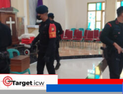 Kapolres Gowa Pimpin Langsung Sterilisasi dan Pengamanan Ibadah Jumat Agung