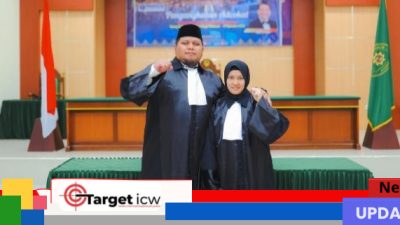 Momen Spesial: Pasangan Advokat Asal Nunukan Disumpah Bersamaan di Makassar