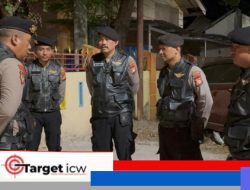 Wujudkan Kamtibmas Kondusif, Sat Samapta Polres Gowa Sambangi Pos Satkamling di Pallangga