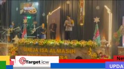 Kapolres Gowa Tinjau Pengamanan Ibadah Natal di Sejumlah Gereja