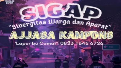 SIGAP Ajjaga Kampong Resmi Mengudara, Kolaborasi Warga dan Aparat Jaga Keamanan