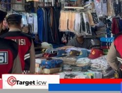 Personel Perintis Presisi Samapta Sambangi Aktivitas UMKM di Pasar Sentral Sungguminasa