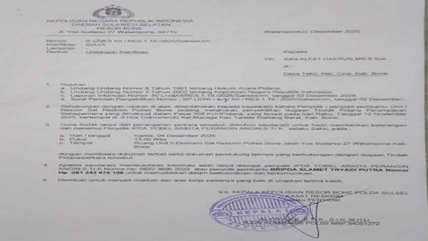 Dugaan Penarikan Paksa di Bone, Proses Hukum Terasa Jalan Lambat