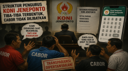 Cabor Mulai Bersuara, Kepengurusan KONI Jeneponto Dinilai Tidak Transparan