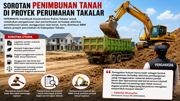 Timbunan Tanah Proyek Perumahan Takalar Jadi Bom Sorotan, Pengawasan Dipertanyakan