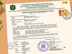 Terbit di Tengah Konflik Lahan, SKKT Kelurahan Manongkoki Tuai Polemik