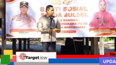 Sambut Hari Bhayangkara ke-80, Polda Sulsel Gelar Bakti Sosial di Pulau Terluar Lanjukang