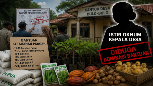 Program Ketahanan Pangan Bulo-Bulo Berpolemik, Istri Oknum Kades Diduga Ikut Menikmati