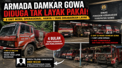 Diduga Lalai Pemeliharaan, Armada Damkar Gowa Terancam Lumpuh Saat Darurat