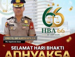 Polresta Gowa Ucapkan Selamat Hari Bhakti Adhyaksa ke-66, Perkuat Sinergi Penegakan Hukum