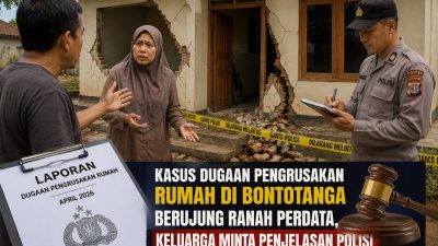 Kasus Dugaan Pengrusakan Rumah di Bontotanga Berujung Ranah Perdata, Polisi Beri Penjelasan