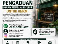 HMI BADKO SULSEL DESAK PLN BAYARKAN KOMPENSASI PEMADAMAN, DORONG UMKM AJUKAN PENGADUAN