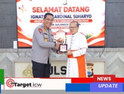 Kapolda Sulsel Terima Kunjungan Pastoral Uskup Umat Katolik TNI dan Polri