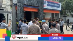 Dampingi PJU Polda Sulsel, Kapolresta Gowa Tinjau Kantor Pos Pascakerusakan